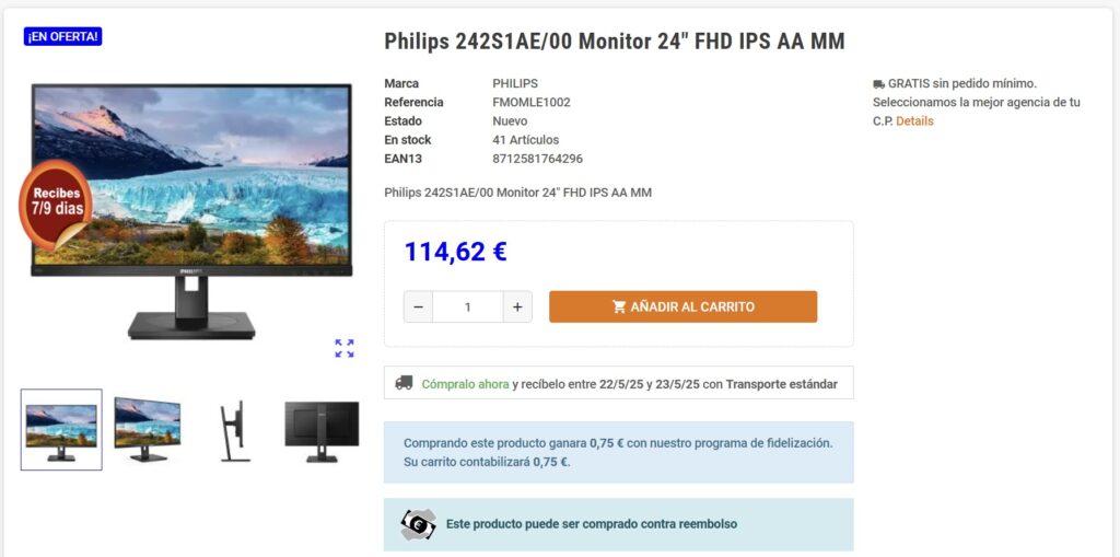 monitor Philips 242S1AE/00