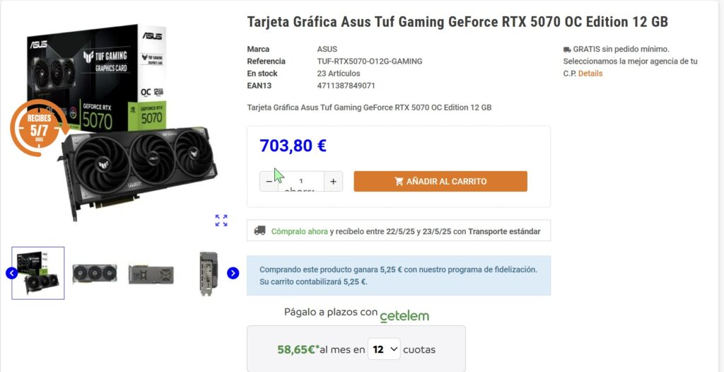 geoforce rtx5070