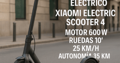 Descubre el Patinete Eléctrico Xiaomi Electric Scooter 4 con motor de 600W
