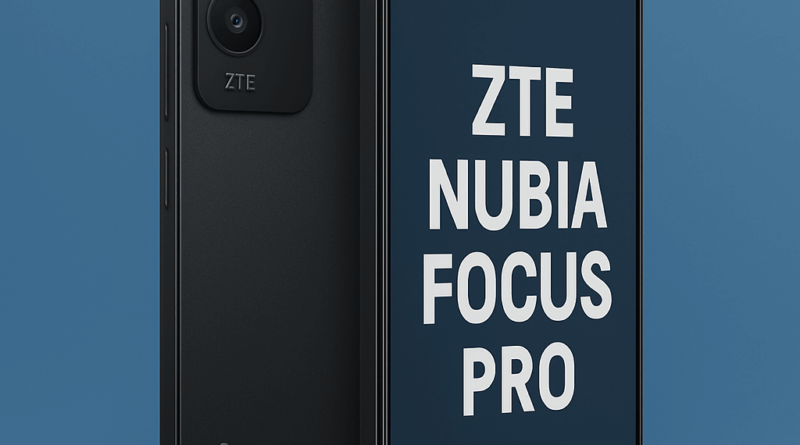 Descubre el ZTE Nubia Focus Pro con 8GB de RAM y 256GB de almacenamiento